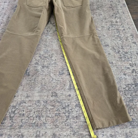 Lululemon ABC Pant Slim Men's Casual Dress Pants Utilitech 32" Khaki Tan Size 34 - Picture 8 of 8